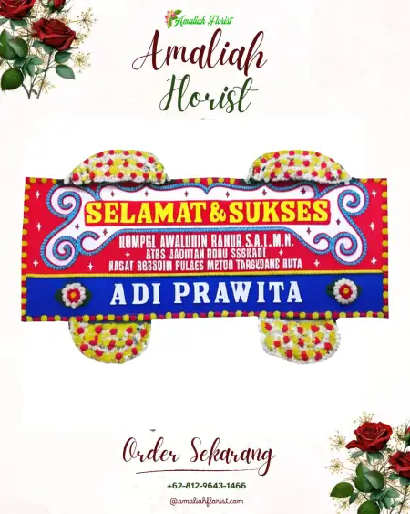 Papan Bunga Ucapan Selamat Kuwarisan